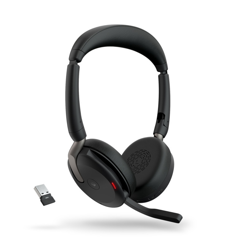 Jabra Evolve2 65 Flex Bluetooth Headset - USB-A MS Stereo