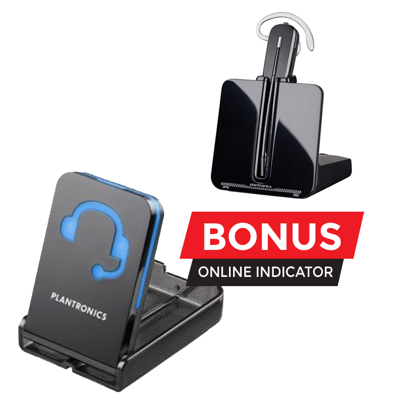 CS540 Convertible DECT Wireless Headset - Great for Desk Phones