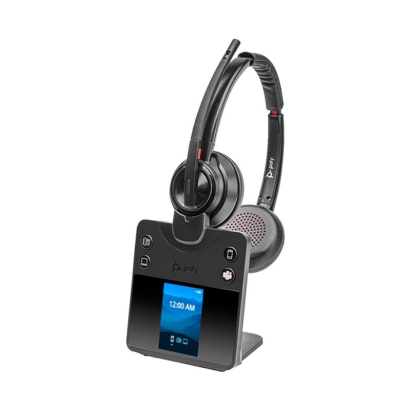 Poly Savi 8420 Office MS Stereo DECT Headset USB-A PC/Deskphone/Mobile