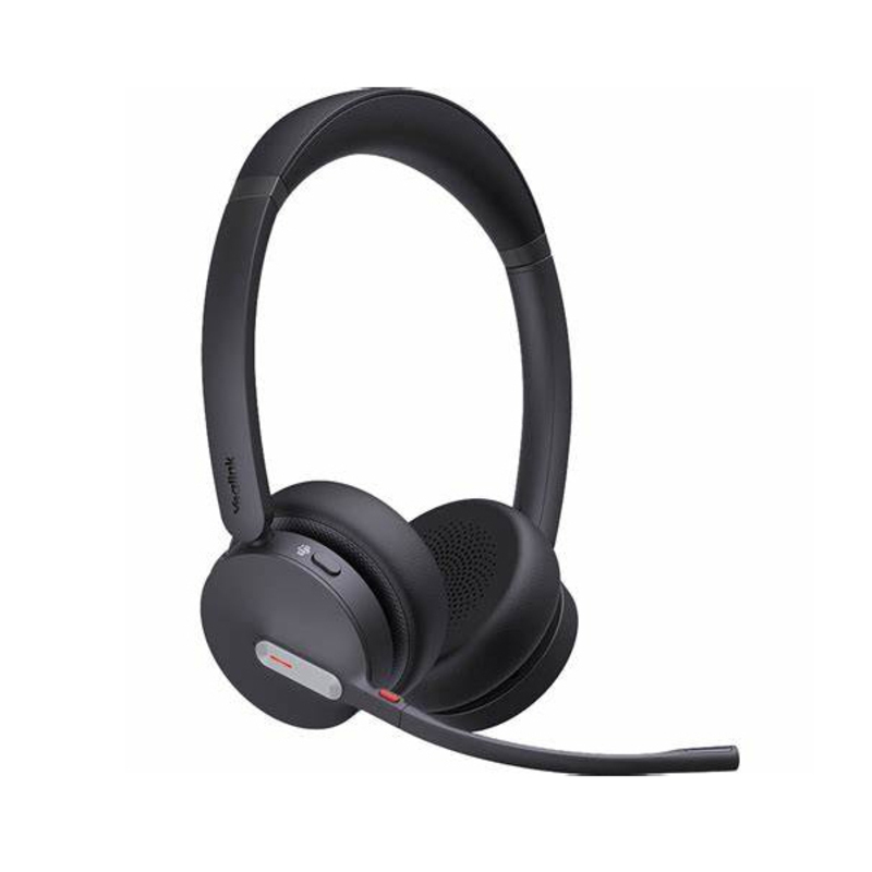 YEALINK WIRELESS (BH70) UC STEREO BLUETOOTH HEADSET BT51 DONGLE, BLACK, USB-C