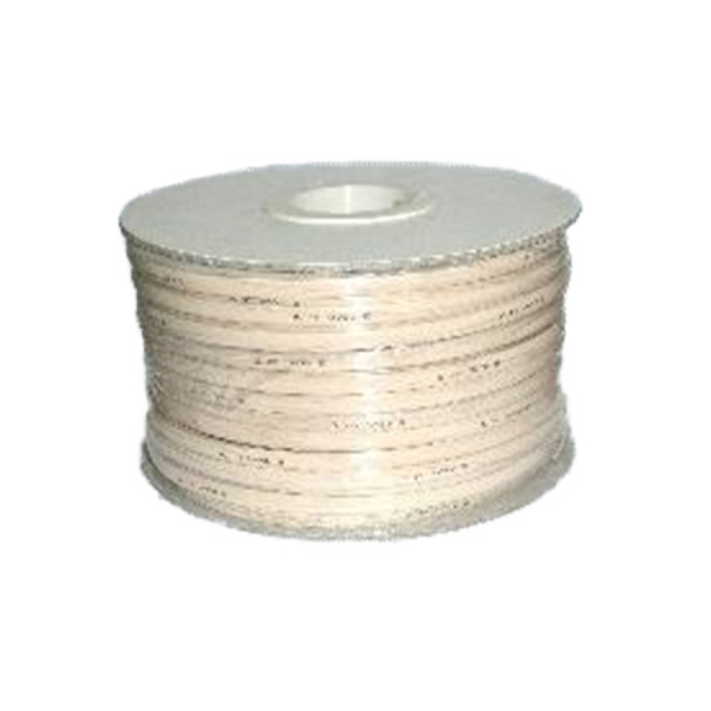 Amdex 4 Core Flat Telephone Cable 100M Roll (Ivory)