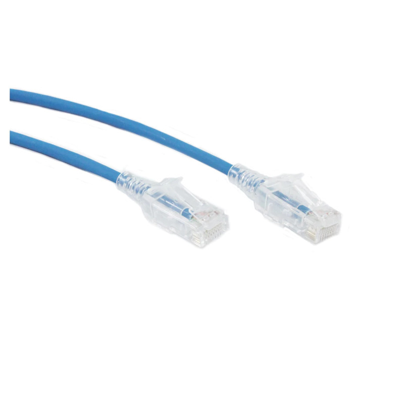Extra Slim 0.25m Cat 6 Patch Lead - Blue