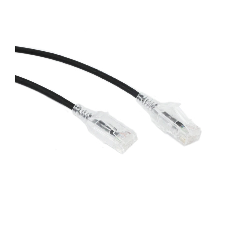 Extra Slim 0.5m Cat 6 Patch Lead - Black