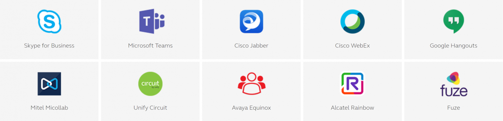 Jabra Evolve 65t works on many popular voice call services.