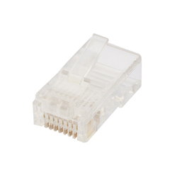 PLUG FLAT STRANDED RJ45 8P8C 100PK