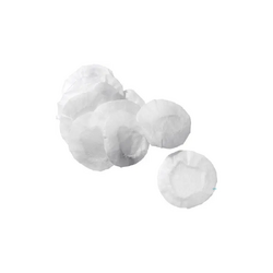 HPH 02 - Hygienic soft cotton white cover for leatherette or foam ear pads. (50 pcs)