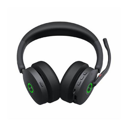 YEALINK WIRELESS (BH74) MS STEREO BT ANC HEADSET, CHARGESTAND, BT51, BLACK, C TO A ADAPTER