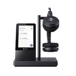 YEALINK DECT WIRELESS (WH63) MS STEREO HEADSET WITH 4" TOUCH SCREEN CONTROLLER BASE