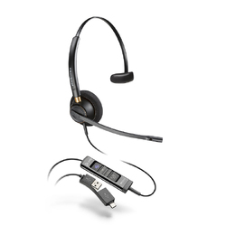 PLANTRONICS ENCOREPRO EP515 UC MONO CORDED HEADSET, USB-A & C