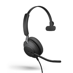 JABRA CORDED EVOLVE2 40 SE UC MONO HEADSET, USB-C/A