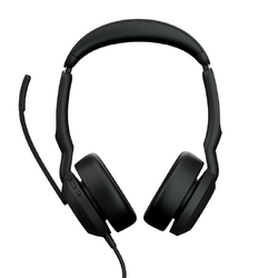 JABRA Evolve2 50 Stereo Wired Headset - UC Certified - Active Noise Cancelling Air Comfort Clearvoice - USB C + A