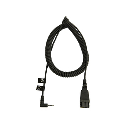 JABRA RJ11 TO QD CURLY CORD,2M
