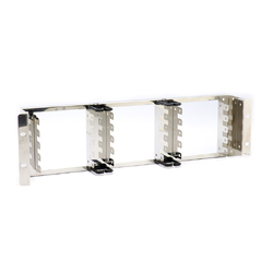 3RU 15 Way Rack Mounted Recessed Backmount Frame