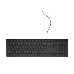 DELL KB216 WIRED MULTIMEDIA KEYBOARD (BLACK), 1YR