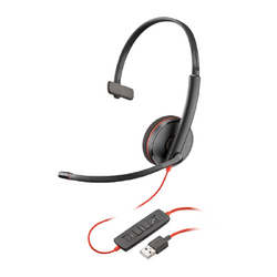 HP POLY BLACKWIRE C3210 UC MONO CORDED HEADSET, USB-A (BULK)