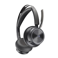 Voyager Focus 2 UC, OTH Stereo ANC BT USB-A Wireless Headset with BT700 Microsoft Teams Certified