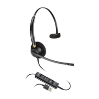 PLANTRONICS ENCOREPRO EP515 MS MONO CORDED HEADSET, USB-A & C