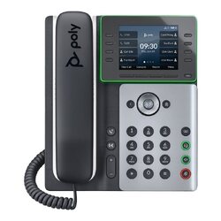 HP POLY EDGE E320 IP PHONE, NOISEBLOCK AI AND ACOUSTIC FENCE, USB-C, BLUETOOTH COMPATIBLE