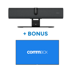 Free CommBox 43" 4k UHD Meeting Room Display w/Jabra P40 Android All in One Video Bar Only
