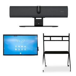 Jabra Mobile Small Room - Jabra P40 VB + Smart 65" Interactive Display + Karter Elegance Stand