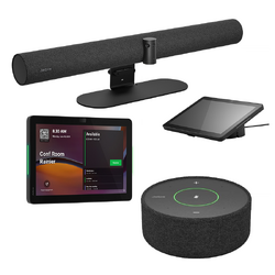 Jabra Large Room Kit-Jabra P55 Android Video Bar+10" Control+Speaker/Mic+10" Room Scheduler