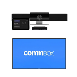 HP POLY MEDIUM ROOM - STUDIO X52 + COMMBOX 75" INTERACTIVE DISPLAY, TV WALL MOUNT INCLUDED