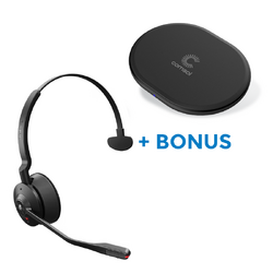 BONUS QI CHARGER WITH JABRA ENGAGE 55 SE MS MONO DECT HEADSET,LINK 400A BT DONGLE