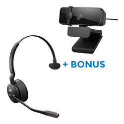 BONUS LENOVO WEBCAM W/JABRA ENGAGE 55 SE MS MONO USB-A, DECT HEADSET