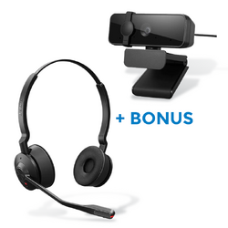 BONUS LENOVO WEBCAM W/JABRA ENGAGE 55 SE UC STEREO USB-A, DECT HEADSET