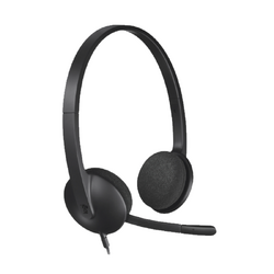 Logitech H340 Wired Headset - Stereo - USB - Active Noise Cancelling Mic - 2yr Warranty