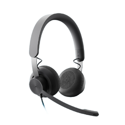 Logitech Zone Wired Headset - Stereo - UC - Active Noise Cancelling - USB C W/USB A Adapter - 2yr Warranty