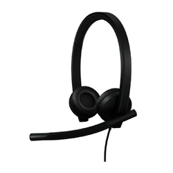 Logitech H570E Wired Headset - Stereo - MS Teams Certified - USB - Active Noise & Echo Cancelling - USB A