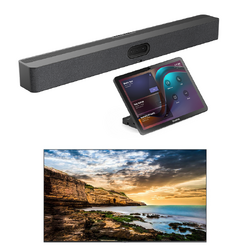YEALINK (A50-031) ALL IN ONE COLLAB BAR, CTP25 TOUCH PANEL +SAMSUNG QET 75" DISPLAY- LRG