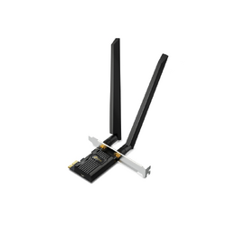 TP-LINK ARCHER AXE5400 BLUETOOTH 5.3 PCIE WI-FI 6E TRI-BAND ADAPTER, 3YR