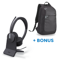 BH70 TEAMS STEREO HEADSET,CHARGESTAND BONUS TARGUS LAPTOP BACKPACK