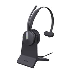 YEALINK WIRELESS (BH70) MS MONO BLUETOOTH HEADSET W/STAND,  BT51, BLACK, C TO A ADAPTER