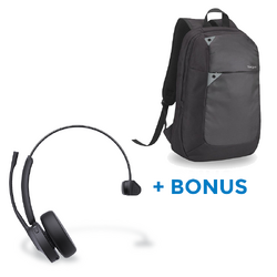 BH70 TEAMS MONO HEADSET USB-C/A BONUS TARGUS LAPTOP BACKPACK