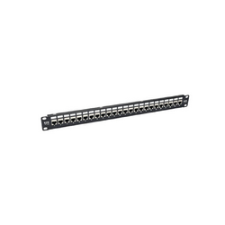 Cat6A 24 Port Loaded STP angles ISO Compliant Patch Panel