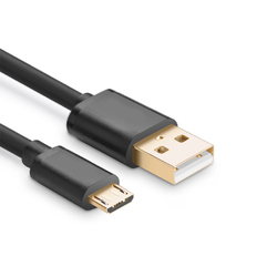 Konix 1m USB-A to Micro USB cable Black