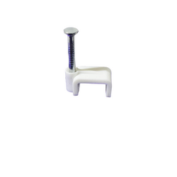 10mm flat cable clips (pack of 100)