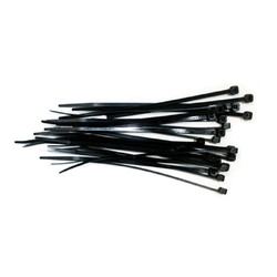 200mm x 4.8mm black cable ties (pack of 100)