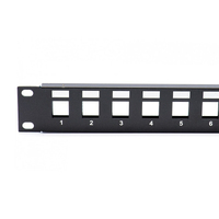 24-Port Unequipped Keystone 19" Patch Panel