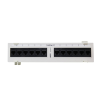 Cat-5e 12-Port Mini Surface Mount Patch Panel