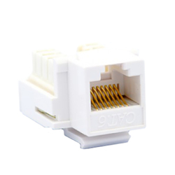 Cat-6 RJ45 Data Jack 90 Degree Keystone