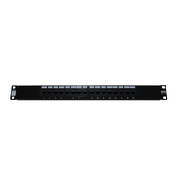 16-Port Cat-6 19" Patch Panel