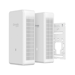 TP-LINK OMADA BE9300 Wi-Fi 7 Tri-Band Wall Plate Access Point - 2.5G(2) - GbE(3) - POE - 5Yr