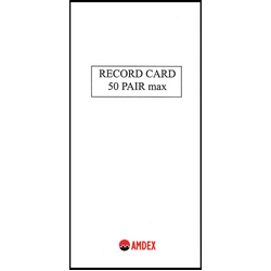 50 pair card