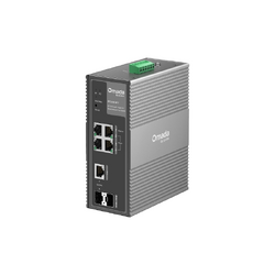 TP-LINK OMADA 6-PRT INDUST MANAGED GIGABIT SWITCH, POE+(3), POE++(1), SFP COMBO(2), 5YR