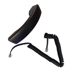 420HD, 430HD, 440HD IP Phone Handset with Coil cable 10 units kit Black