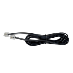 3M RJ12 TO RJ12 4 CONDUCTOR Line Cord Black